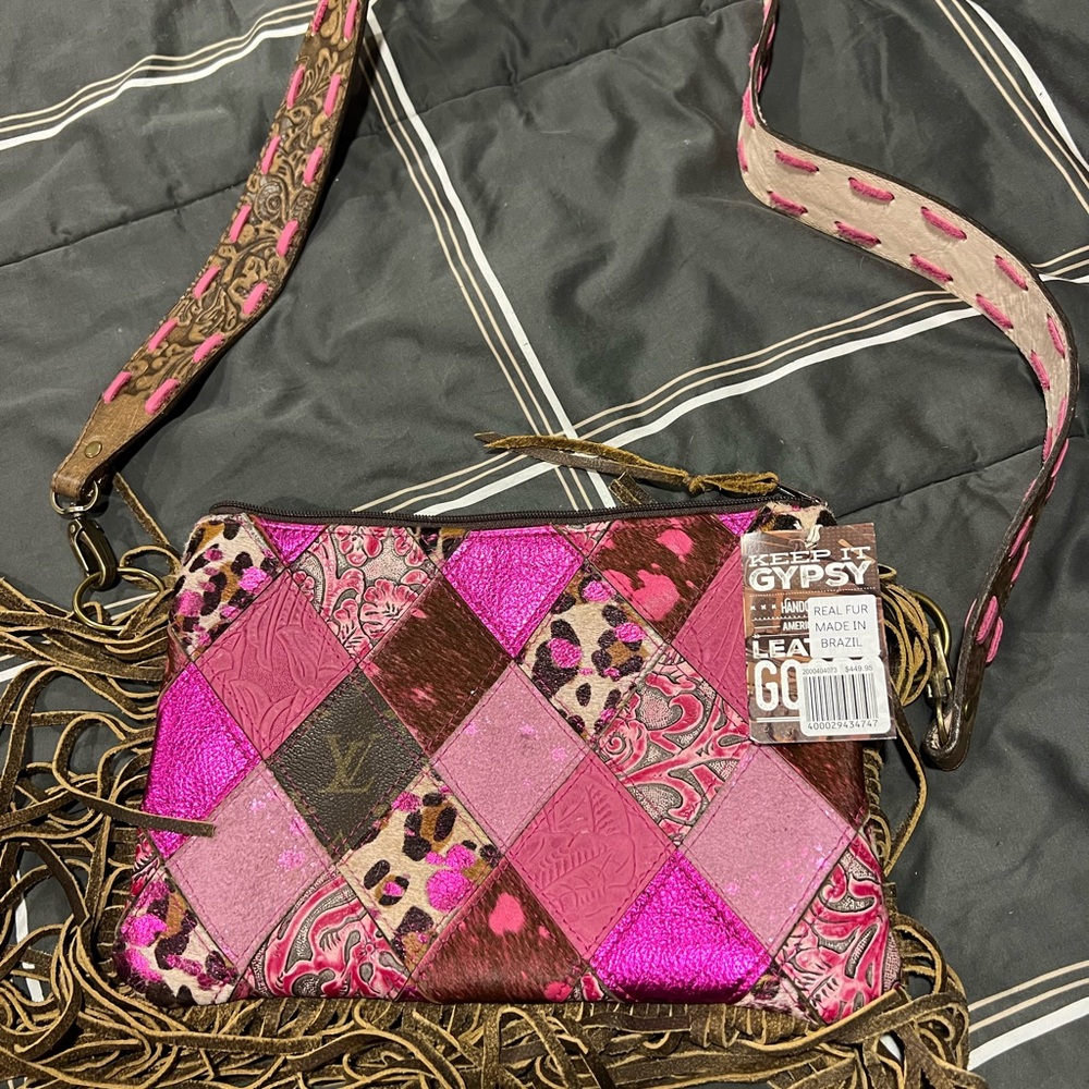 New Keep it Gypsy Pink Patchwork Maxine